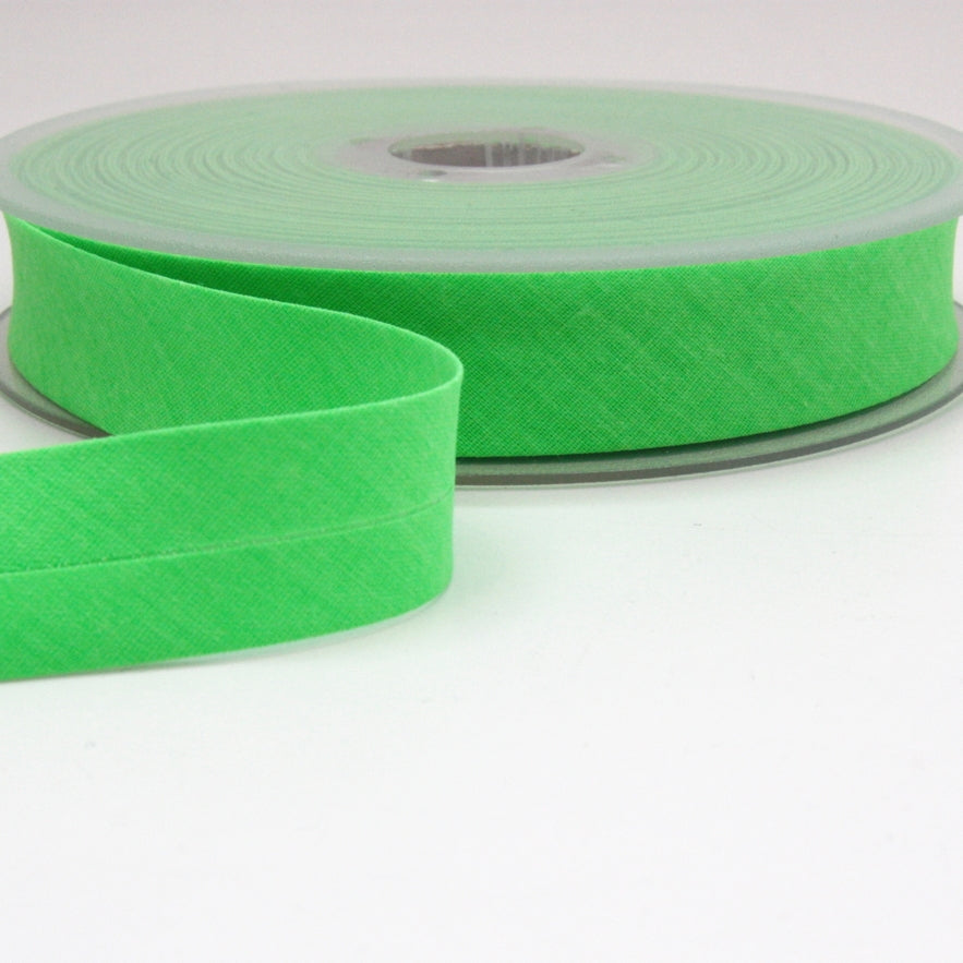 Fluoro Bias Binding 20mm - Neon Green