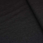 lightweight black chambray cotton fabric