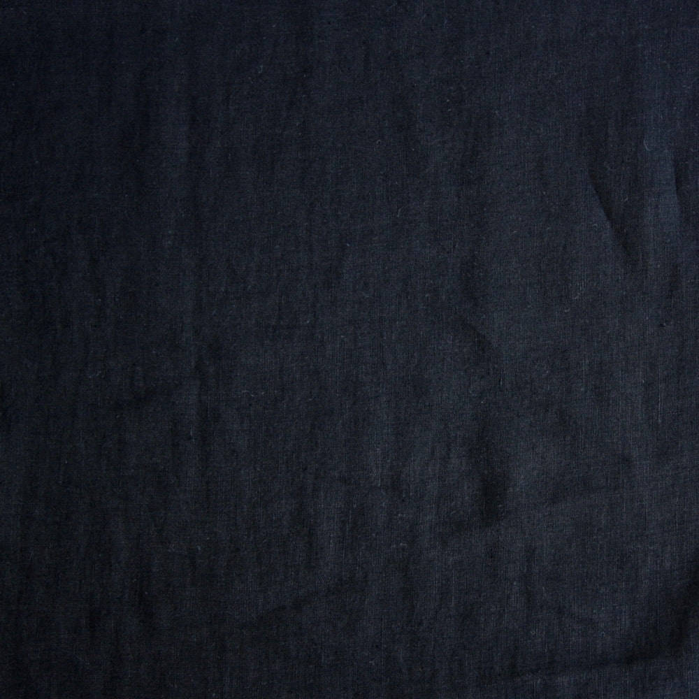 European Washed Linen - Black