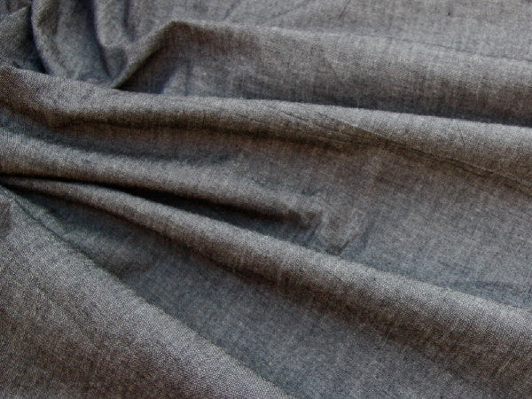 Organic Cotton Crossweave - Black