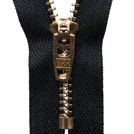 Brass Jeans Zip - Black 580