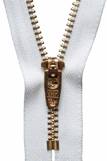 Brass Jeans Zip - White 501