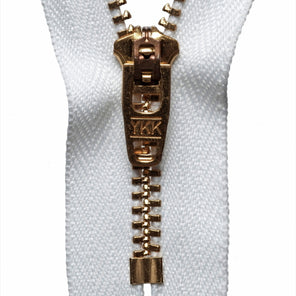 Brass Jeans Zip - White 501