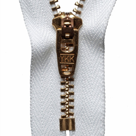 Brass Jeans Zip - White 501