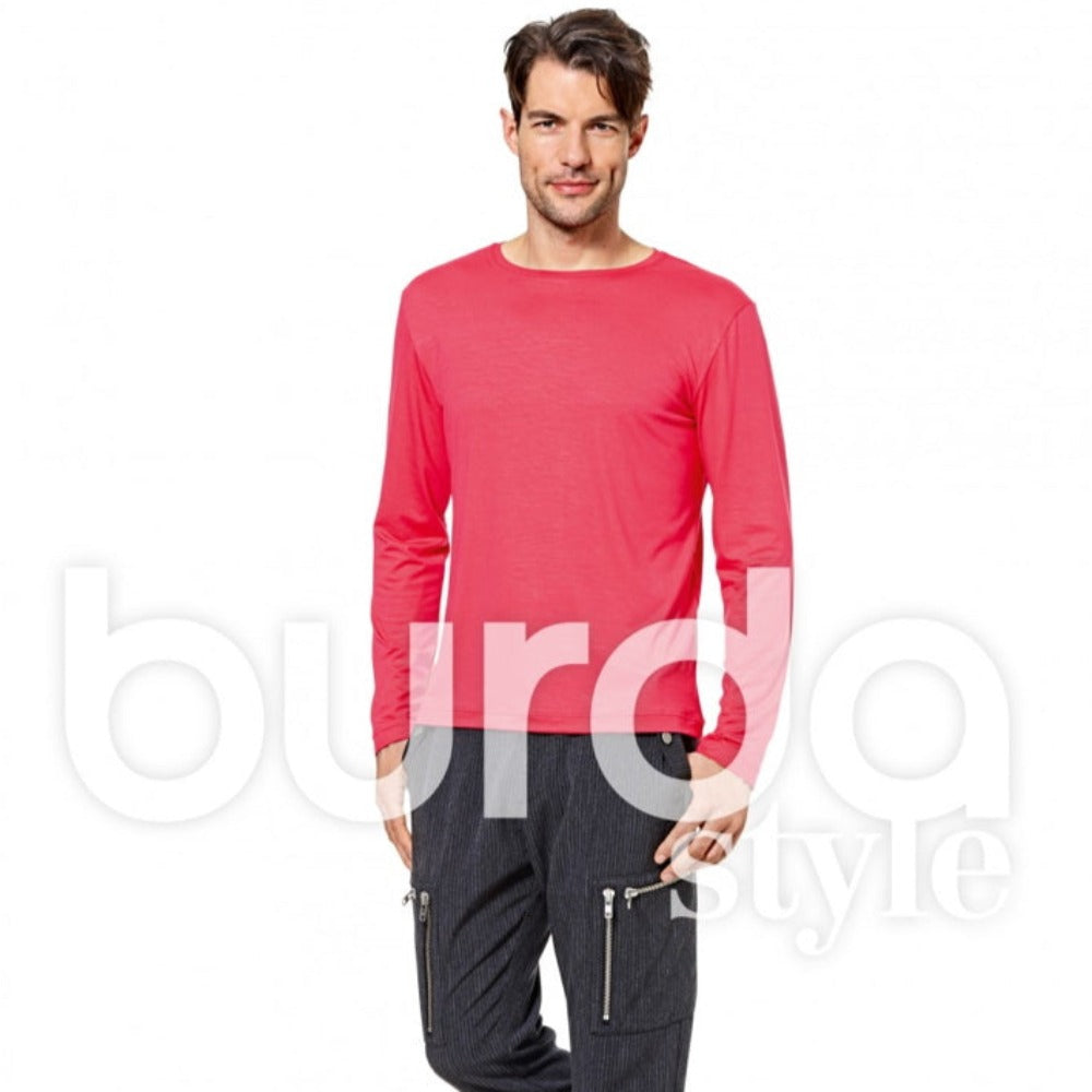 Burda Unisex 6602 - Jersey Hoodie & T-Shirts