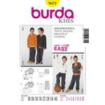 Burda Kids 9672 - Sporty Separates
