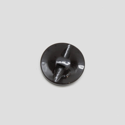 Chunky Marble Shaft Button 30mm - Brown