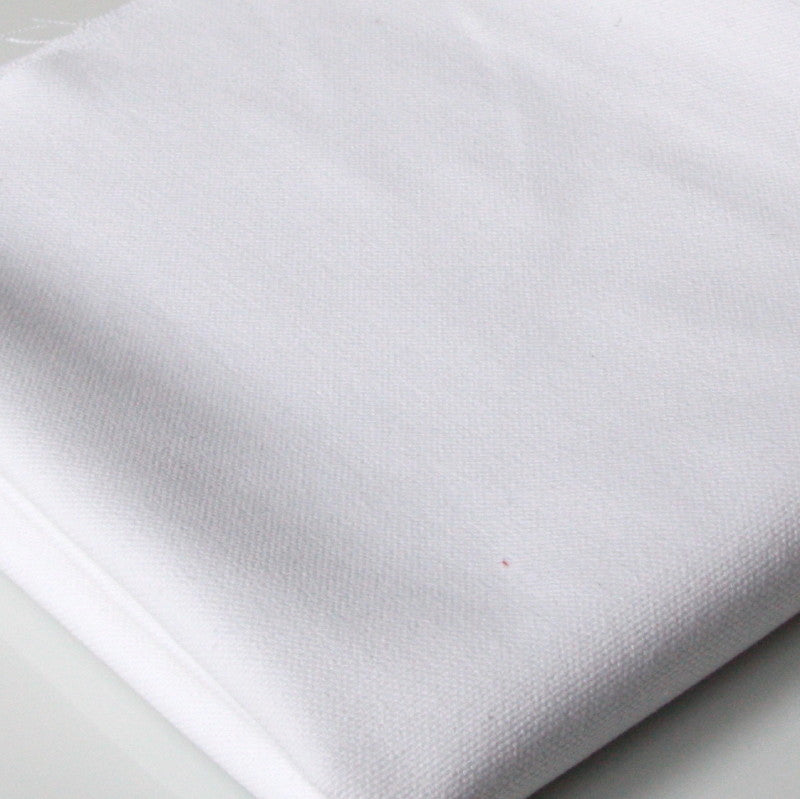 Organic Cotton Canvas - White