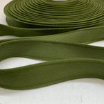 green cotton strap webbing