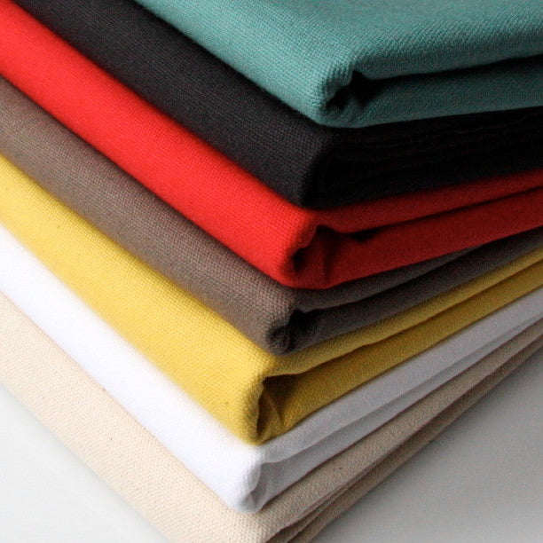 Organic Cotton Canvas - White