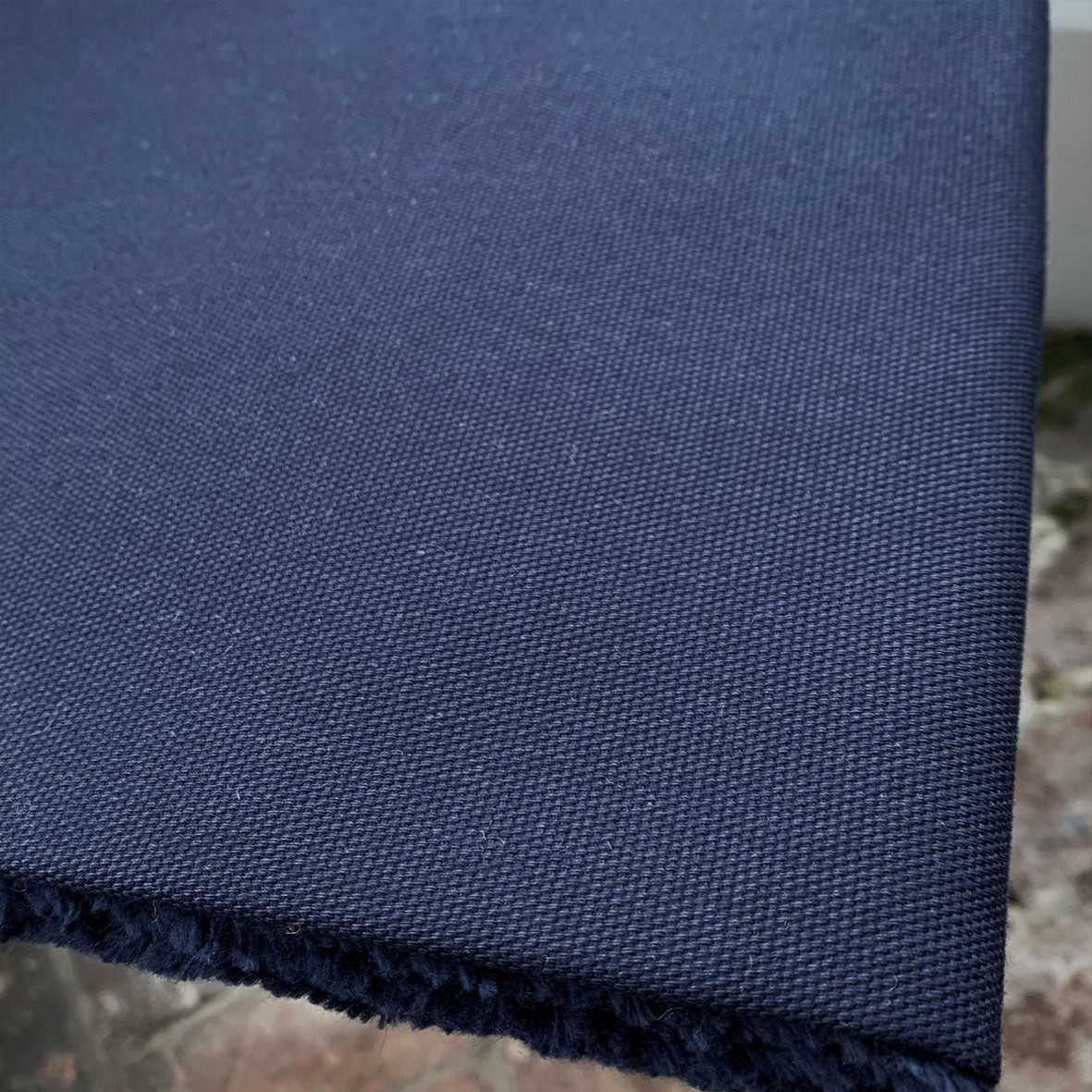Organic Cotton Canvas - Navy