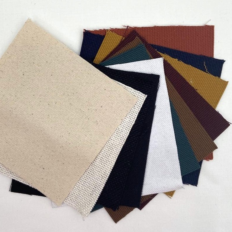 Organic Cotton Canvas - Swatches