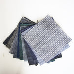 chambray cotton fabric sample pack 