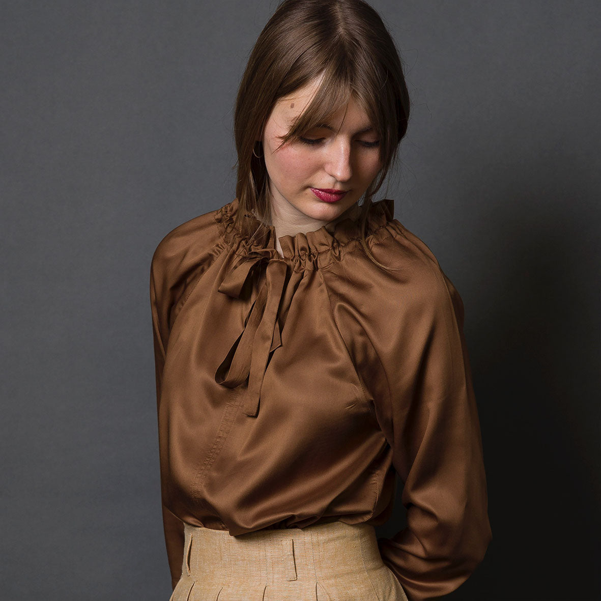 Organic Bamboo Silk - Chestnut