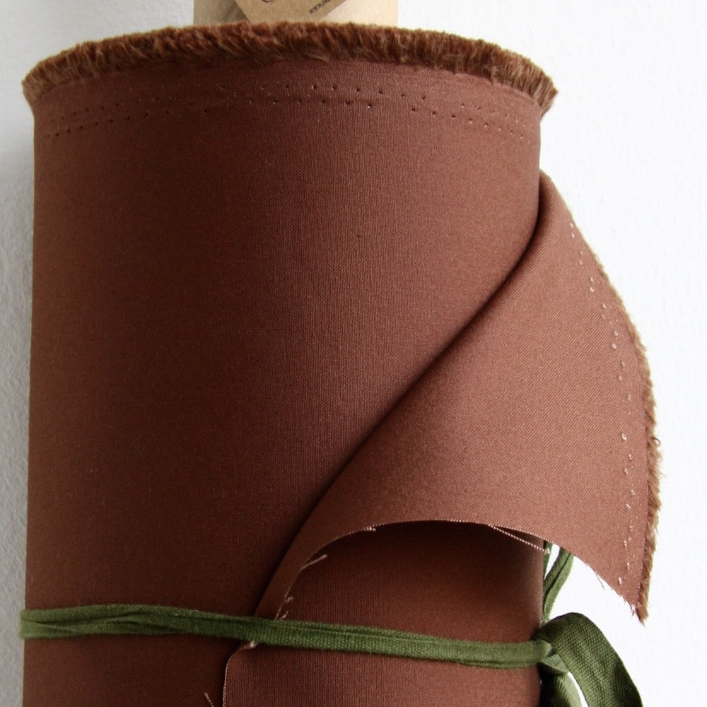 Oil Cloth - 8oz Dry Wax Cotton - Chestnut