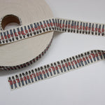 Printed Cotton Ribbon - Beefeaters 34mm