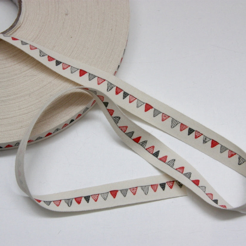 Cotton Ribbon - Bunting 17mm