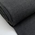 Chunky Sweatshirt Ribbing - Charcoal Marl