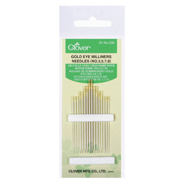 Clover 236 - Millinery Needles No.3-9