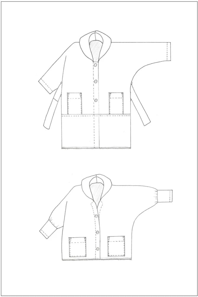 Birgitta Helmersson - Zero Waste Coat - PDF Pattern