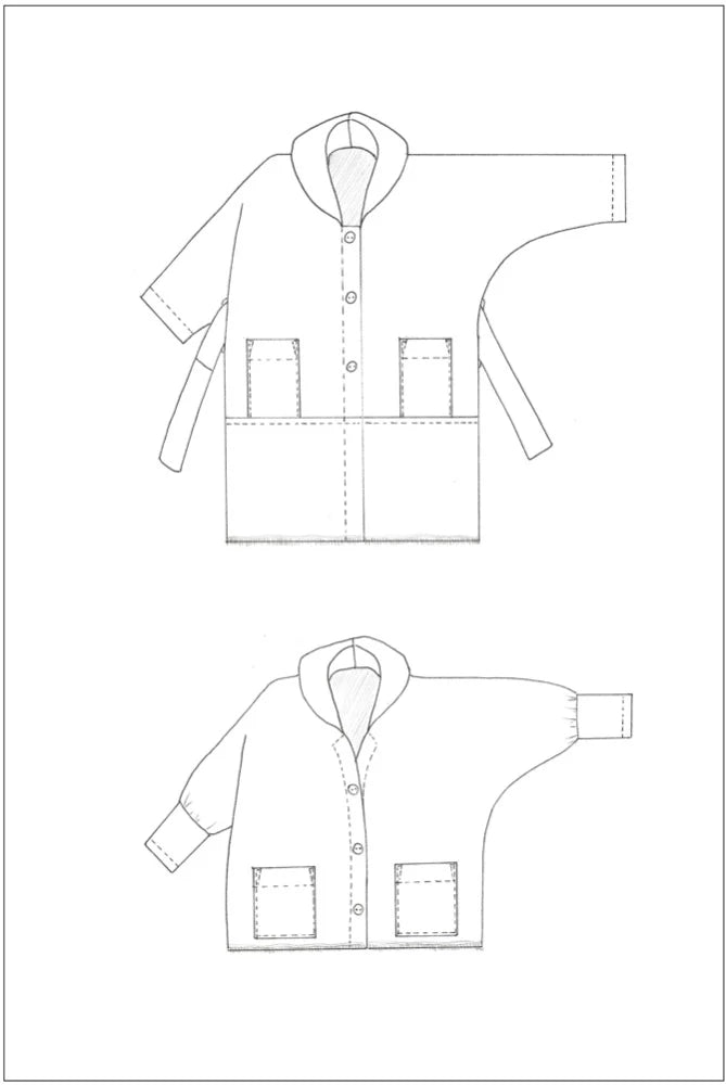 Birgitta Helmersson - Zero Waste Coat - PDF Pattern – Ray Stitch