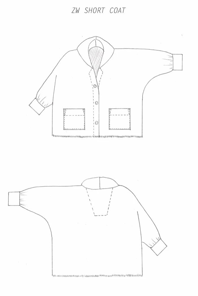 Birgitta Helmersson - Zero Waste Coat - PDF Pattern