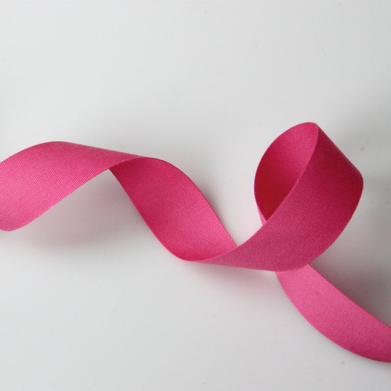Coloured Cotton Tape - Fuchsia