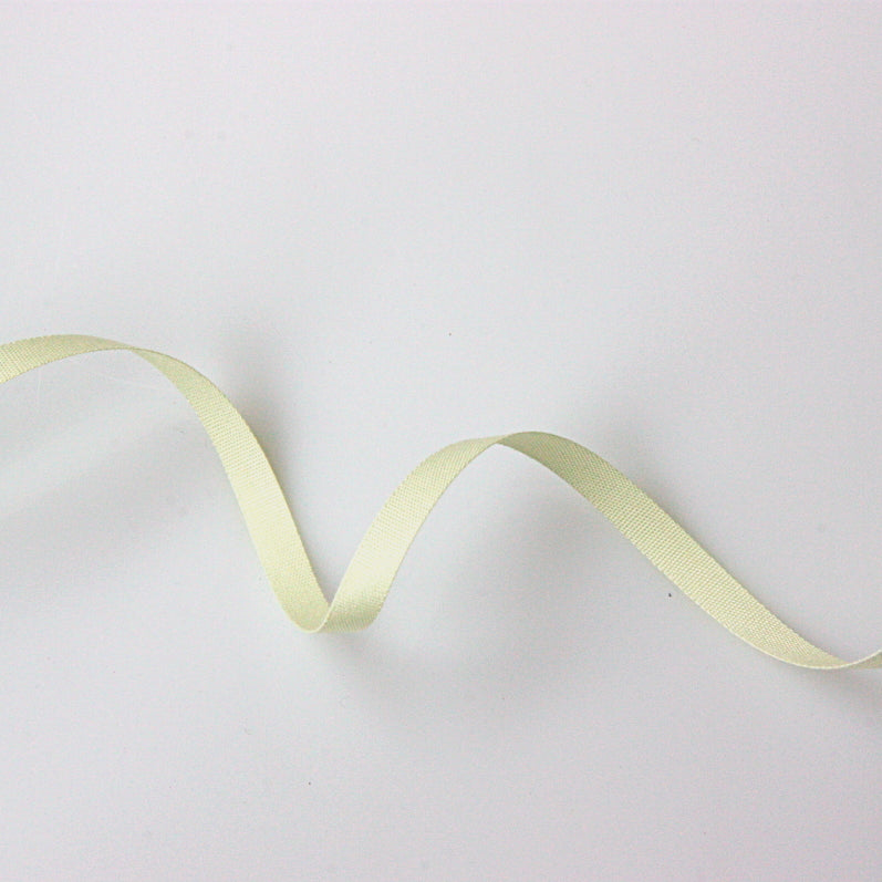 Coloured Cotton Tape - Pale Yellow