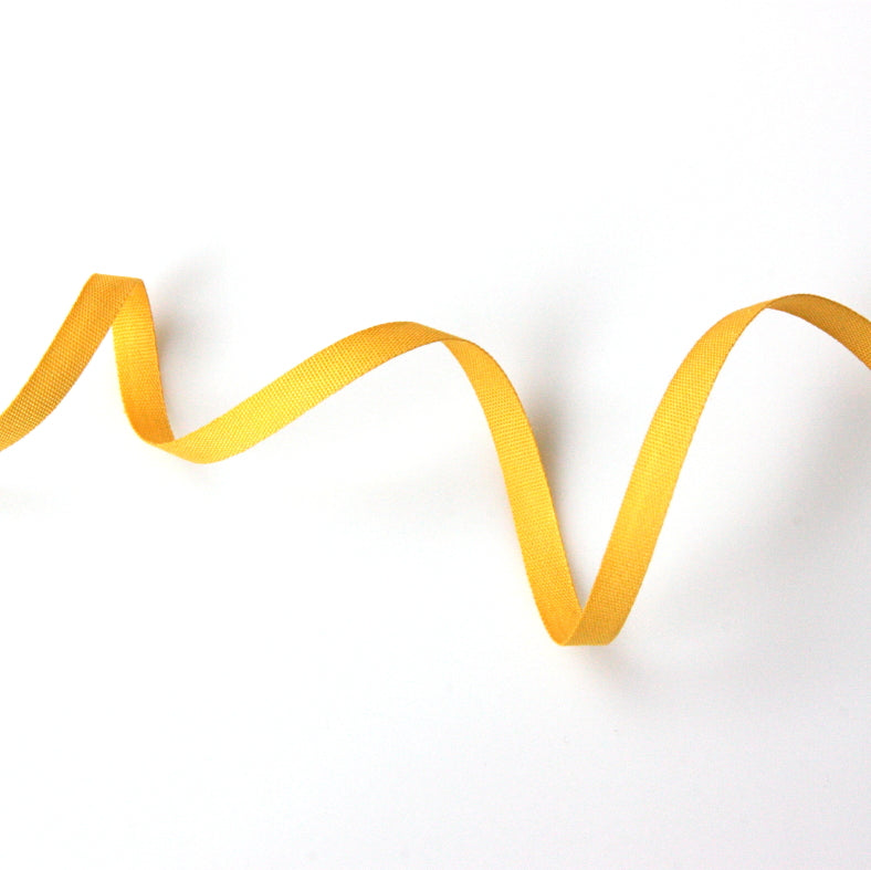 Coloured Cotton Tape - Yellow