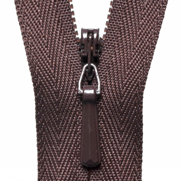Concealed Zip - Brown 570
