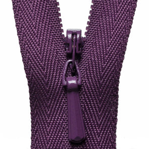 Concealed Zip - Damson 863