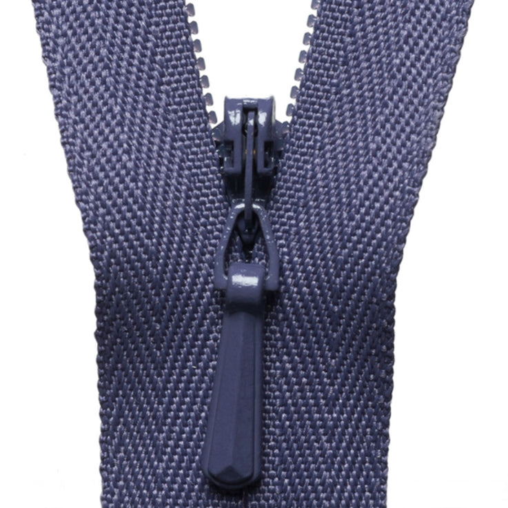 Concealed Zip - Dark Grape 380