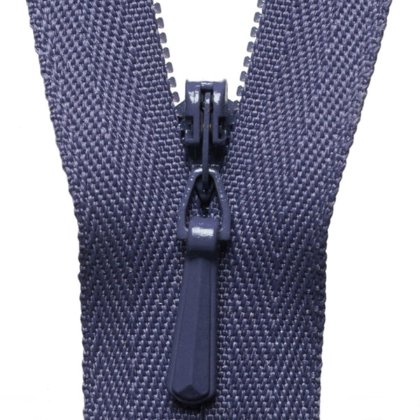 Concealed Zip - Dark Grape 380