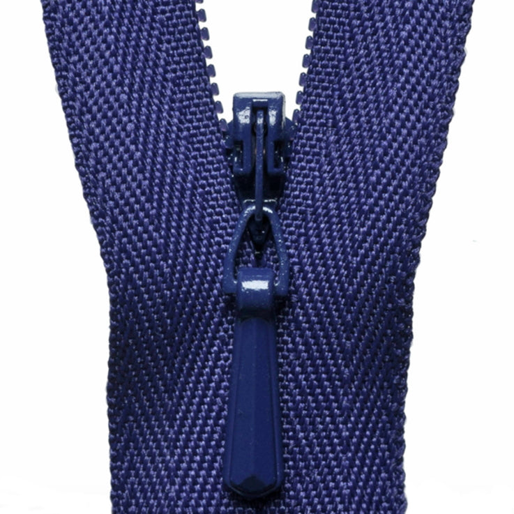 Concealed Zip - Dark Purple 866