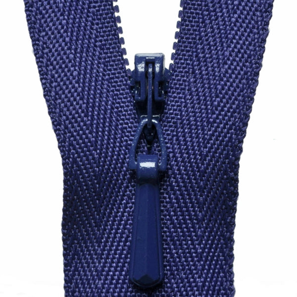 Concealed Zip - Dark Purple 866