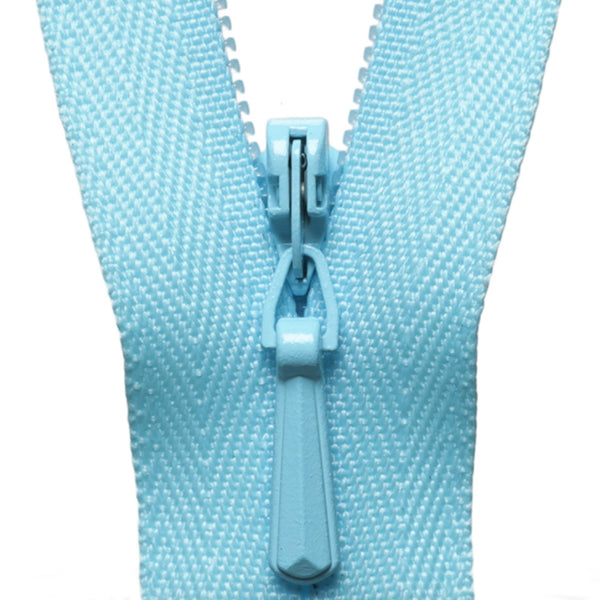 Concealed Zip - Light Blue 026