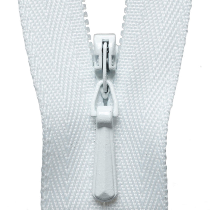 Concealed Zip - White 501