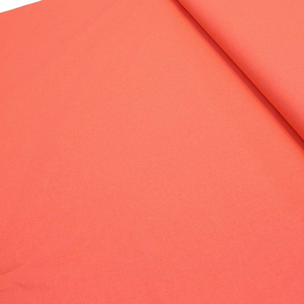 Wide Cotton Plains - Coral