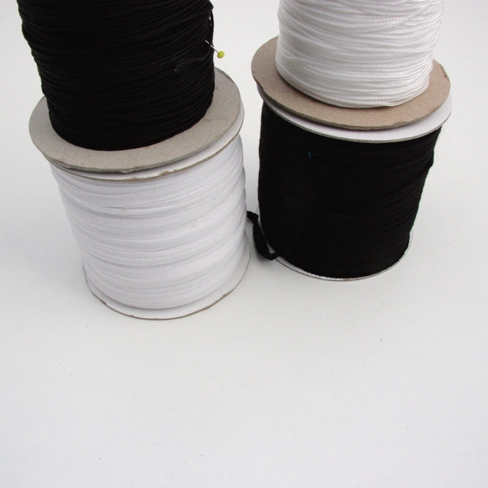 Cotton Stay Tape - Black 7mm