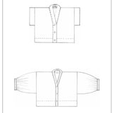 Birgitta Helmersson - Zero Waste Cropped Shirt - Size Two - PDF Pattern