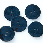Coloured Shell Buttons - Dark Blue