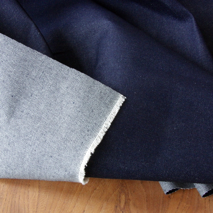 Oldham Heavy Cotton Denim - Dark Indigo