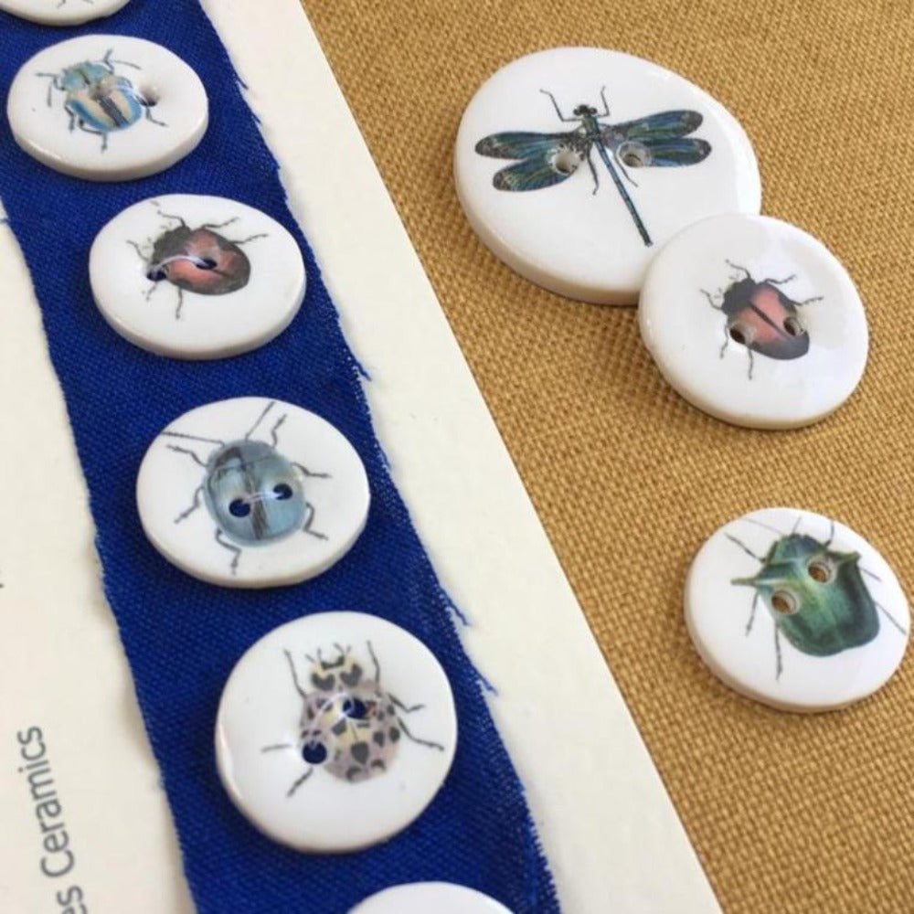 Bug Buttons Development Buttons – Ray Stitch