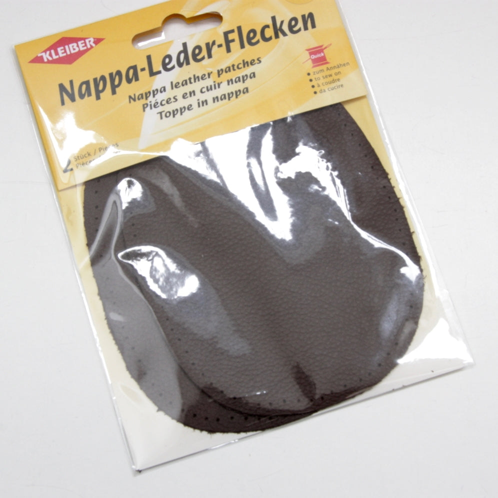 Kleiber Nappa Leather Elbow Patches - Brown