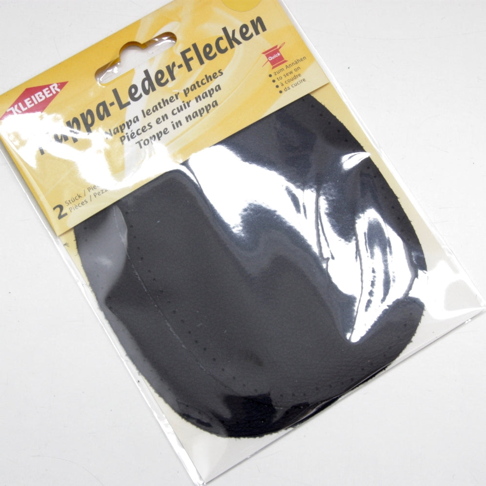 Kleiber Nappa Leather Elbow Patches - Navy