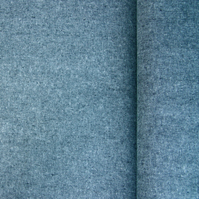 Essex Linen Mix Chambray - Nautical