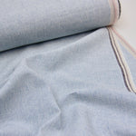 linen cotton mix medium weight fabric in baby blue