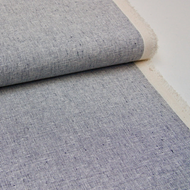 Essex Linen Mix Homespun - Indigo