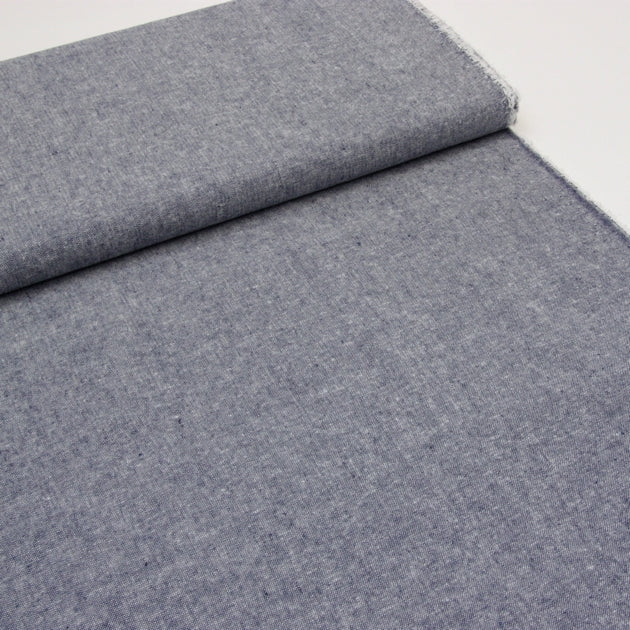 Essex Linen Mix Chambray - Denim