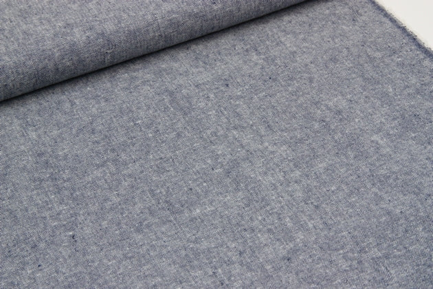 Essex Linen Mix Chambray - Denim